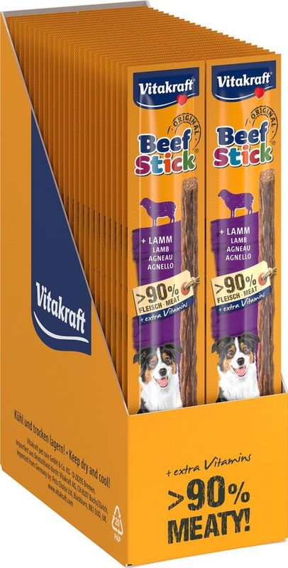 Vitakraft Beef Stick - lam - 50 stuks x 12 gram