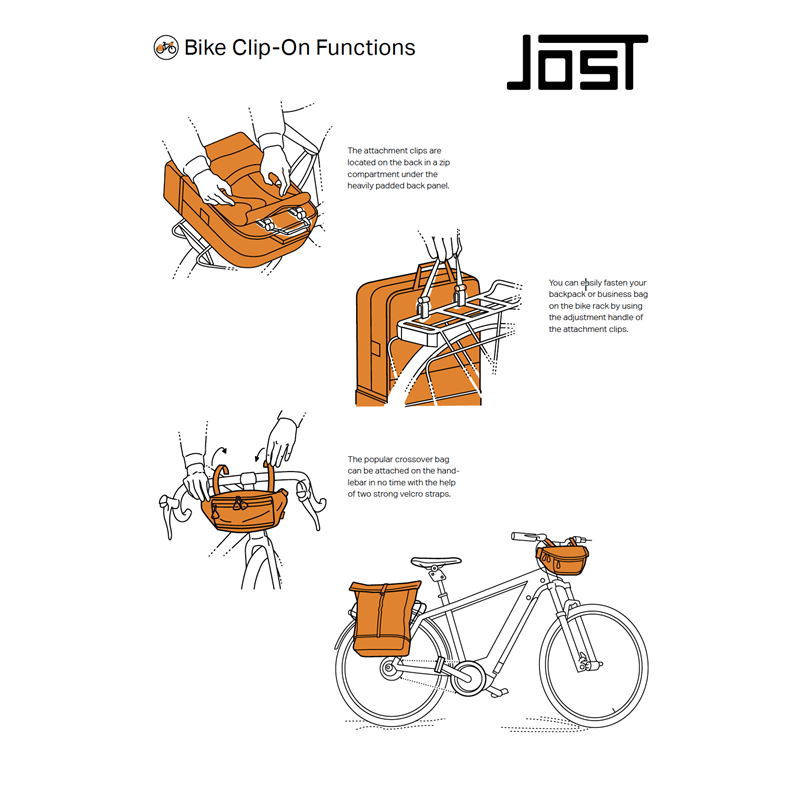 Jost<br>Skulder taske BILLUND CYCLIST 13