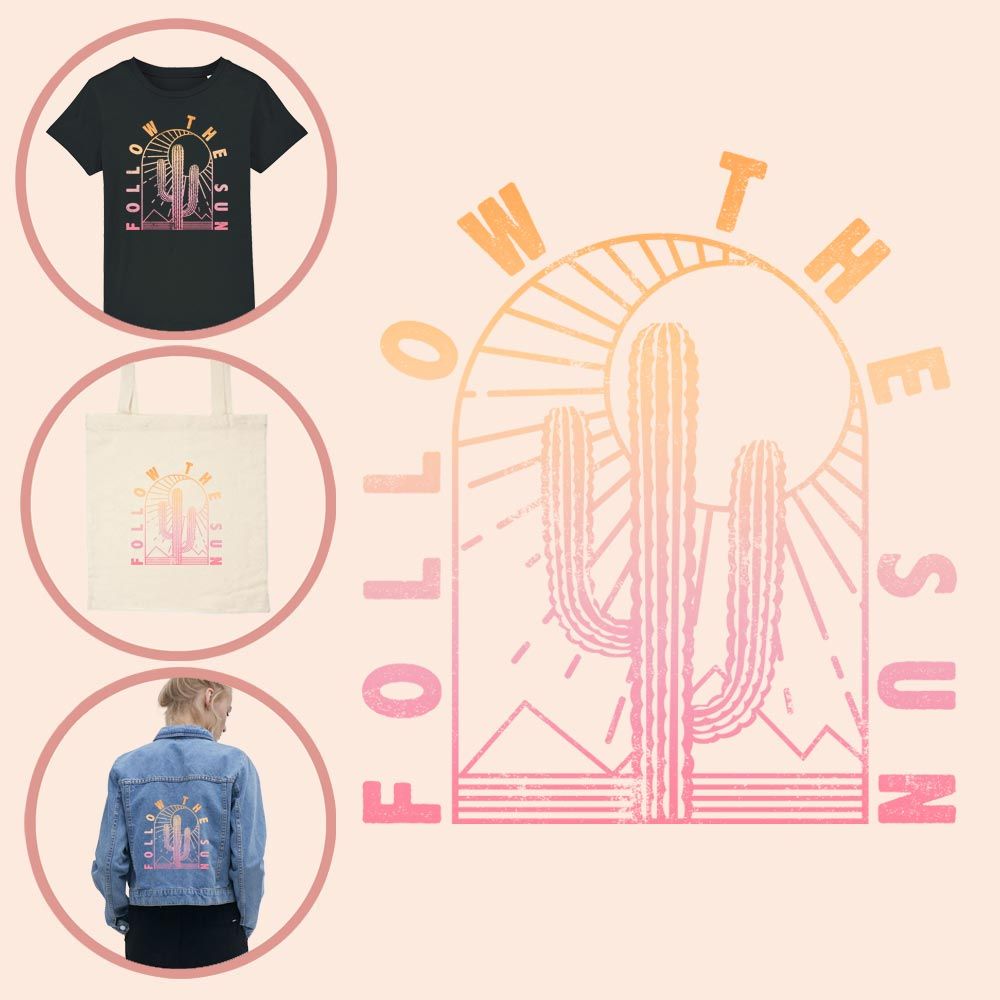 Kleding transfer Follow The Sun