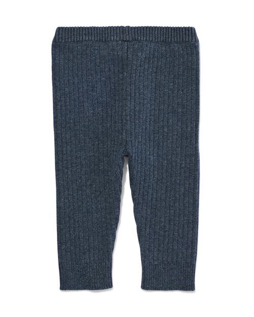 legging côtelé pour nouveau-né bleu foncé