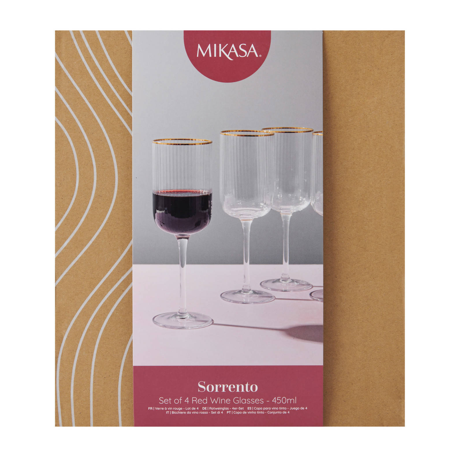 Mikasa Sorrento wijnglas (450 ml) (set van 4)
