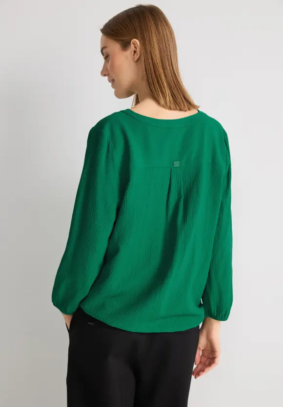 Tunikabluse mit Struktur - fresh spring green