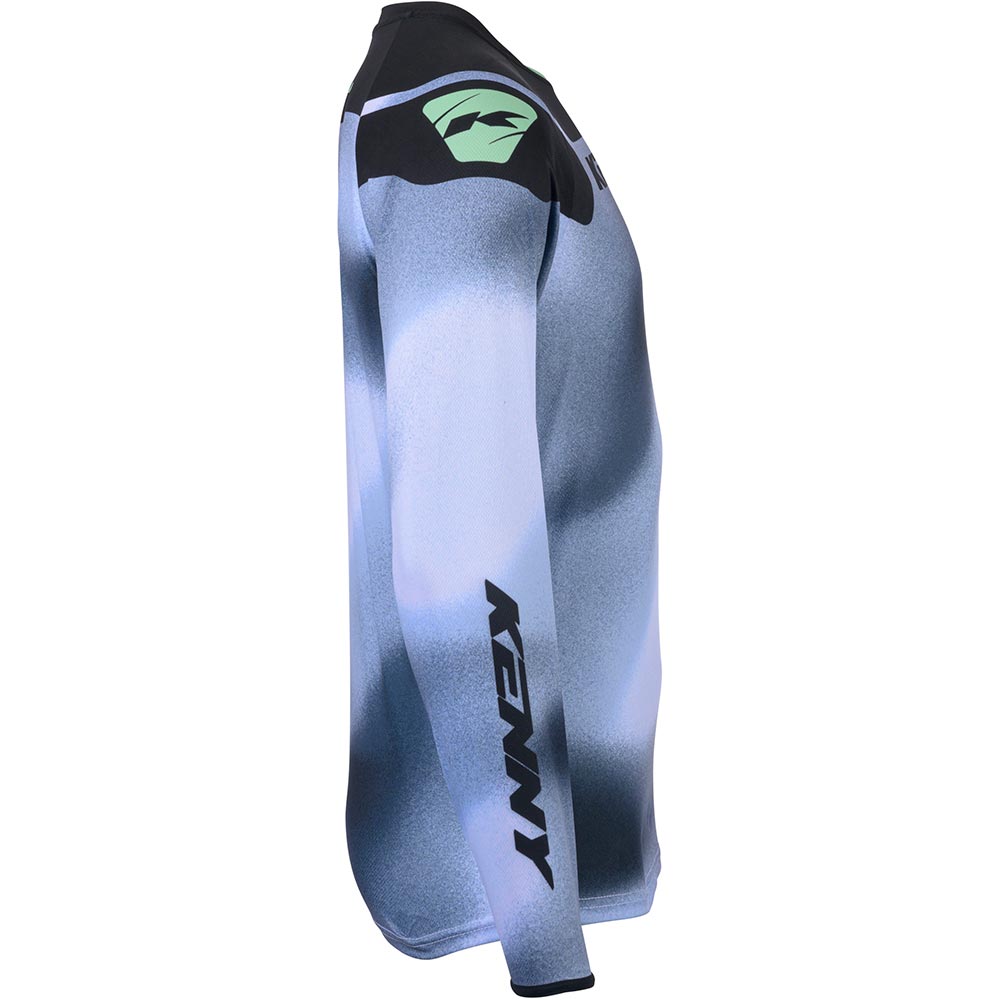 Kenny - Maillot Force Fog Noir / Gris / Blanc / Vert