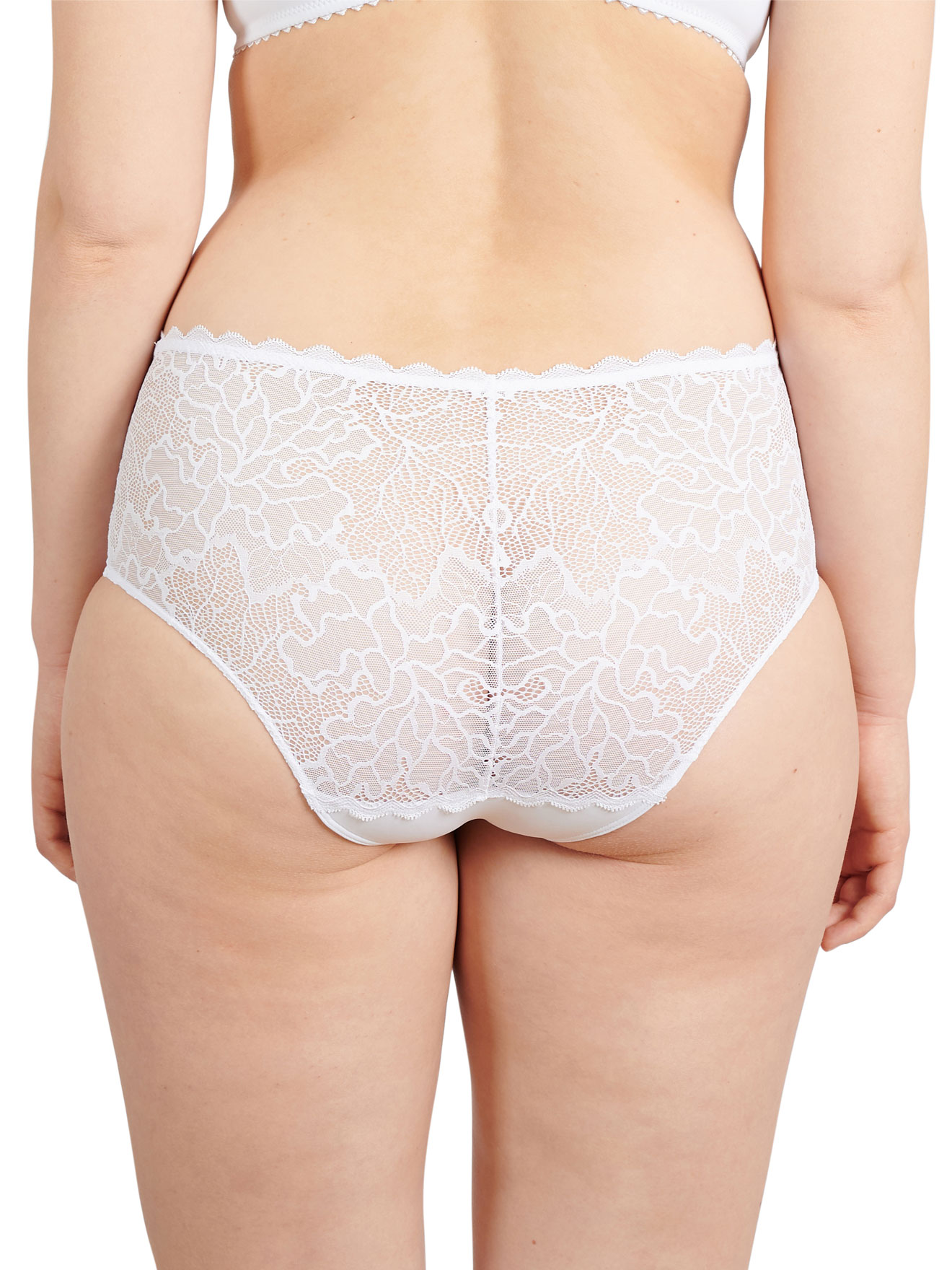 Culotte haute Océane en dentelle