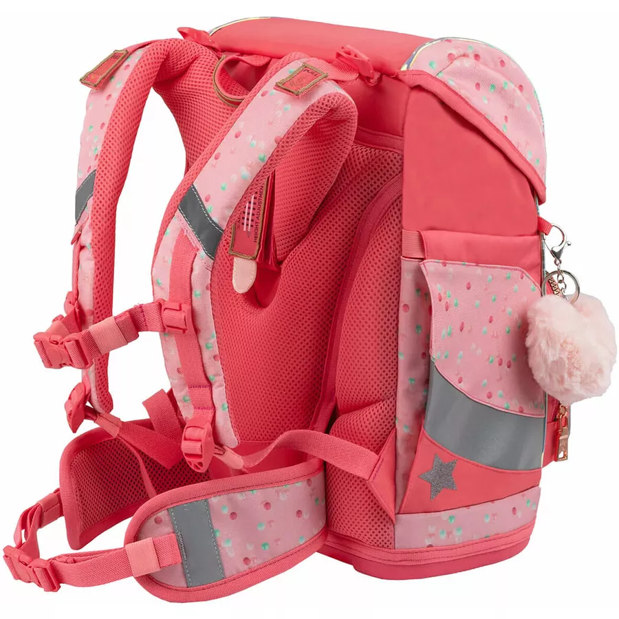 Belmil Schulranzen Premium Smarty Plus Set 5-teilig Rose Quartz