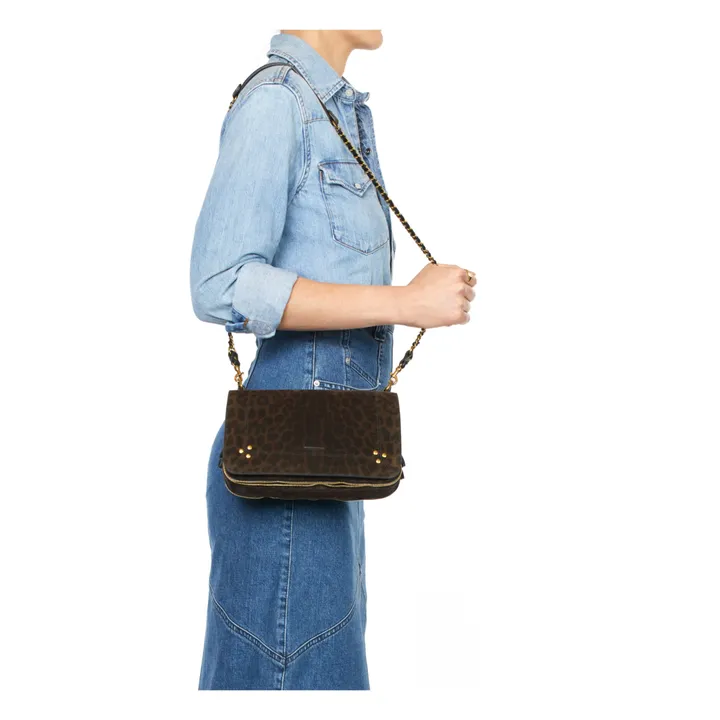 Jérôme Dreyfuss Sac Bobi | Léopard Kaki