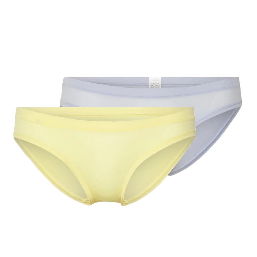 Dim x2 Culottes Bleu/Jaune Femme Dim DIM0A6M