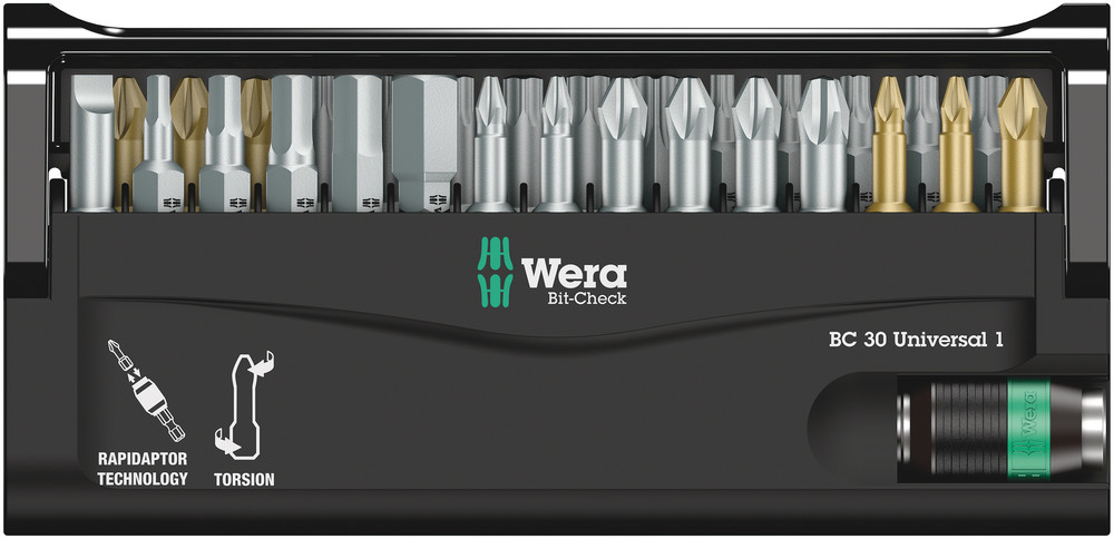 Wera Bit Check 30 Universal 1 Bitsæt