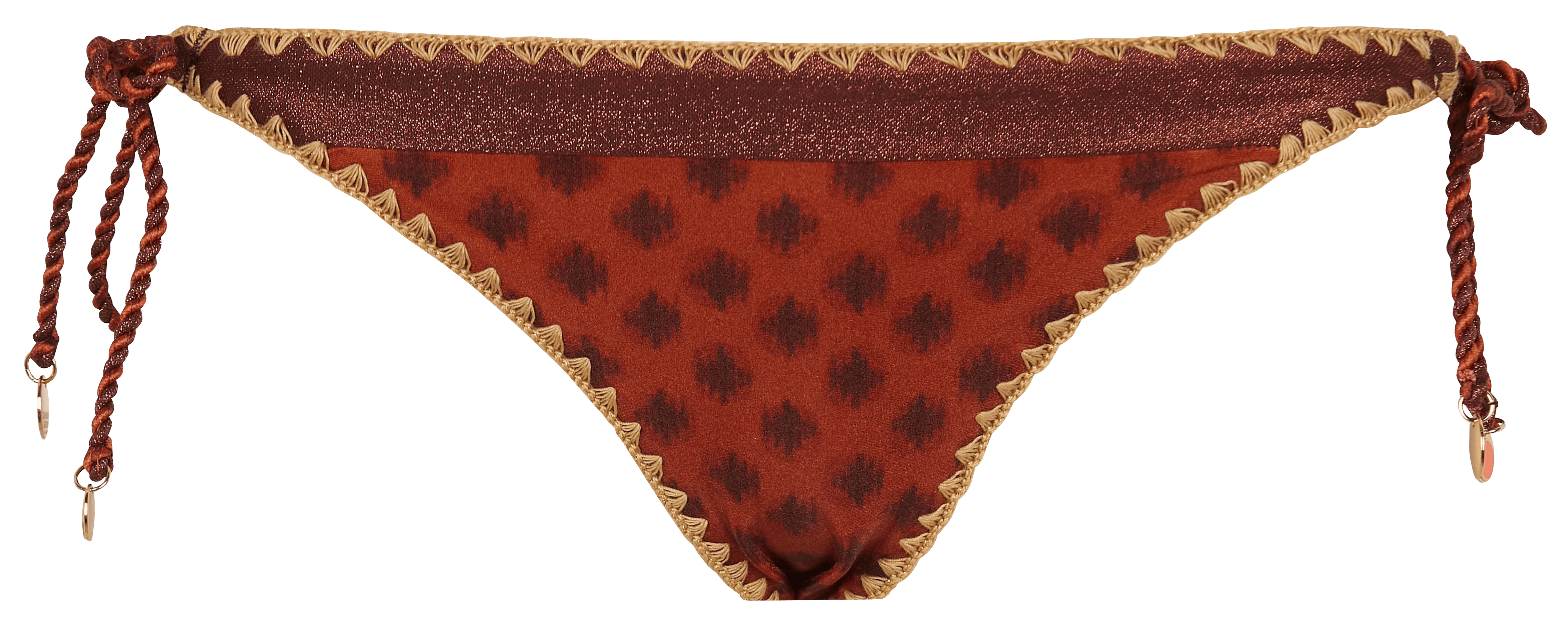 BLIKA TALANGA - Culotte de maillot de bain échancrée| Marron