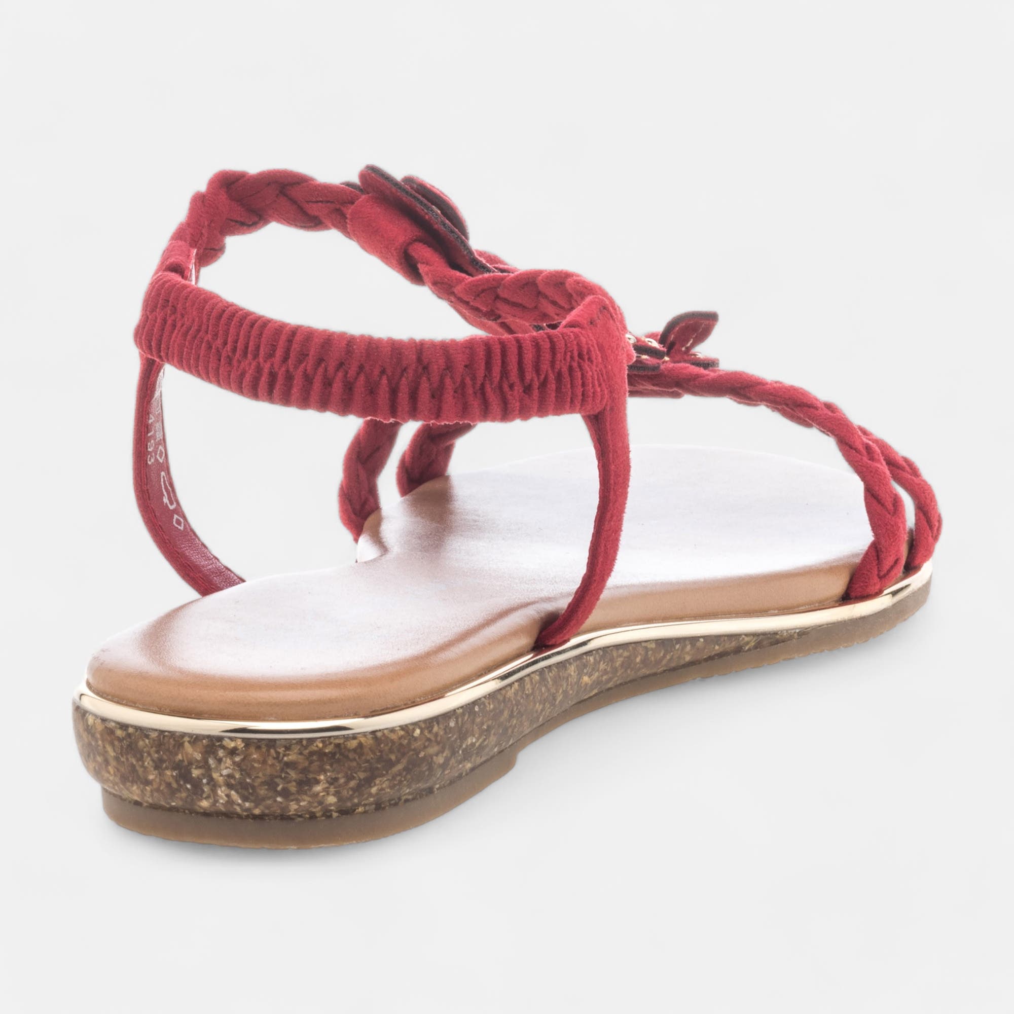 Nu-pieds Femme rouge