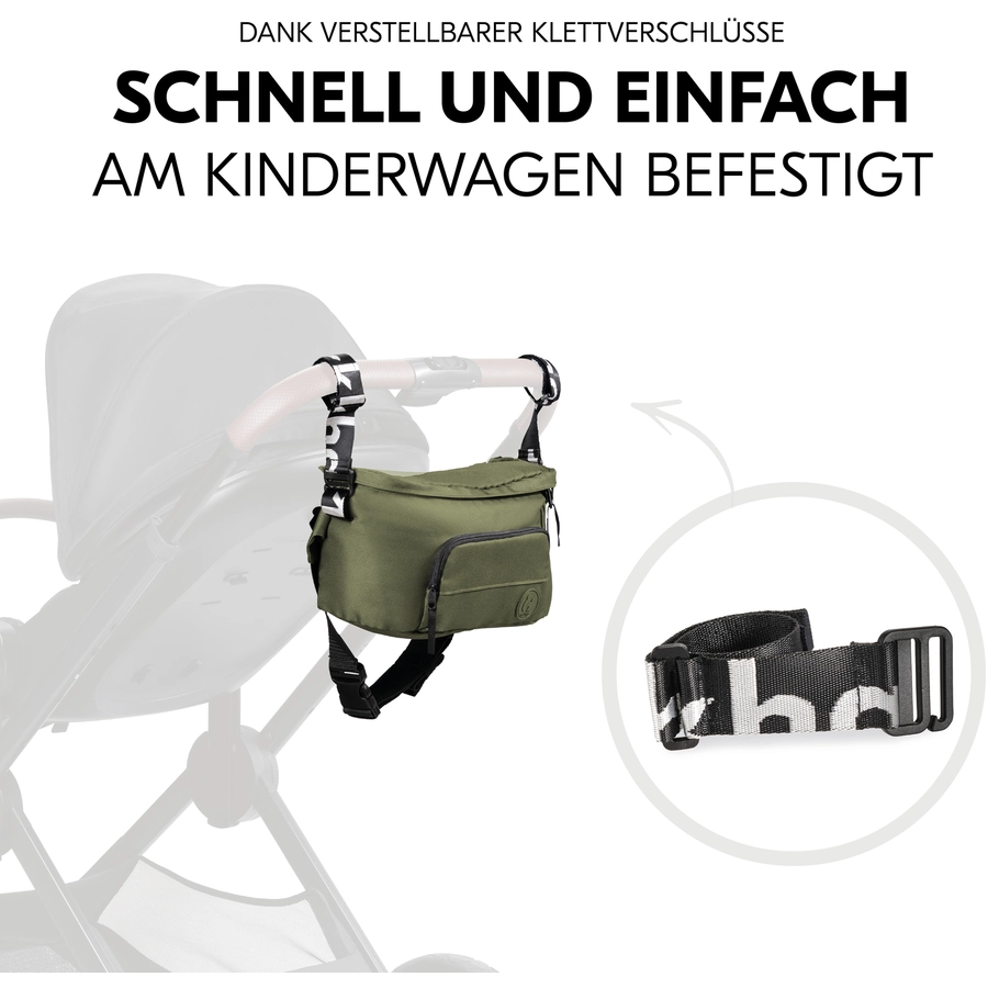 hauck Bauchtasche für Kinderwagen Hip Bag Olive