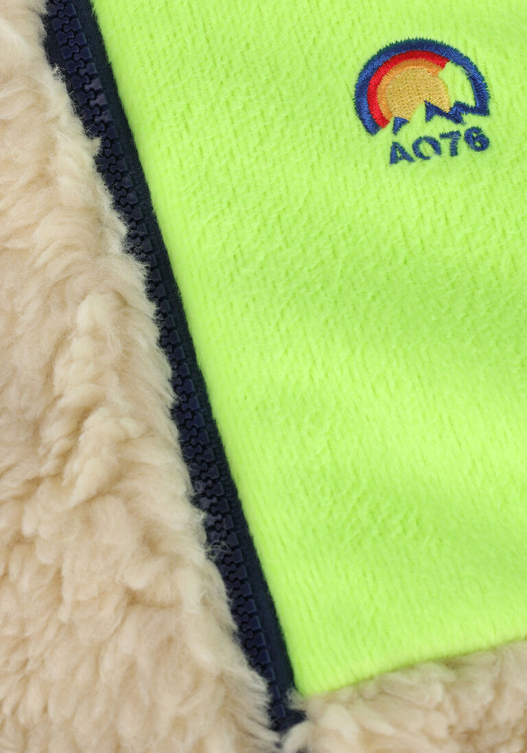 AO76 beige ao76 vest jayden oversized rainbow