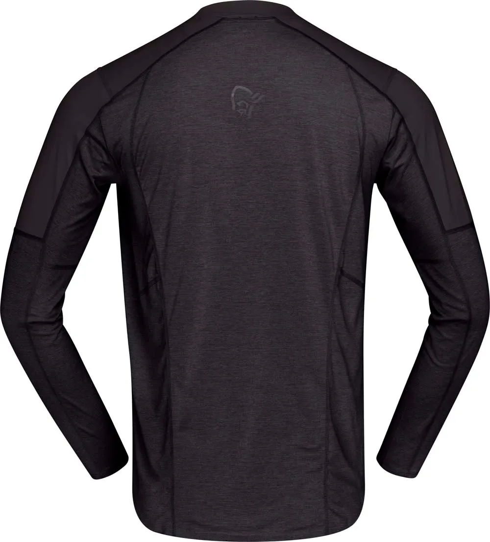 Norrøna Men's Senja Equaliser Lightweight Long Sleeve Caviar