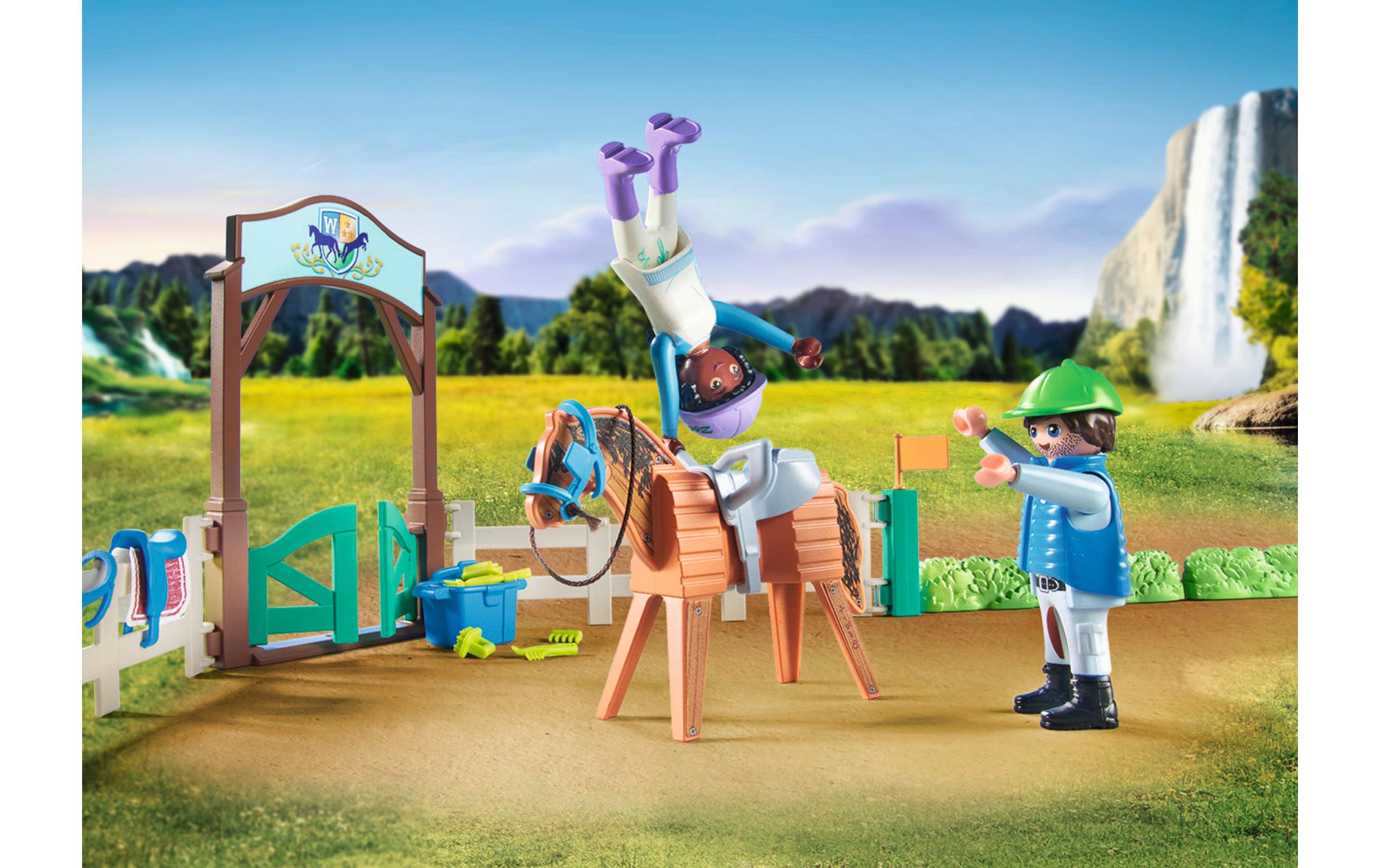 Horses of Waterfall Moderne Reitschule 71637Nachhaltiges Pferde-Spielset
