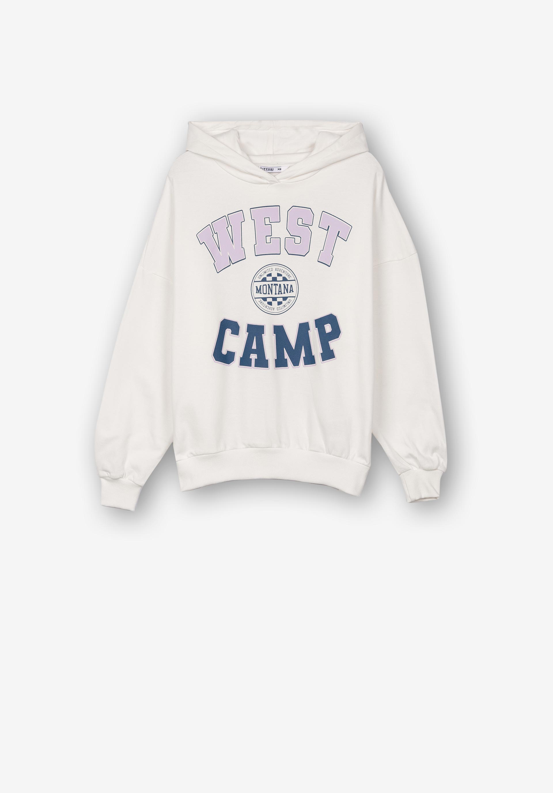 Hoodie com Estampado Frontal
