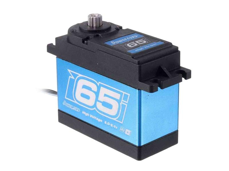 PowerHD Servo WH-65KG, Wasserdicht, 65 kg, Digital HV Wasserdichtes Giant Scale Servo, ideal für Fahrzeuge im Massstab 1:5