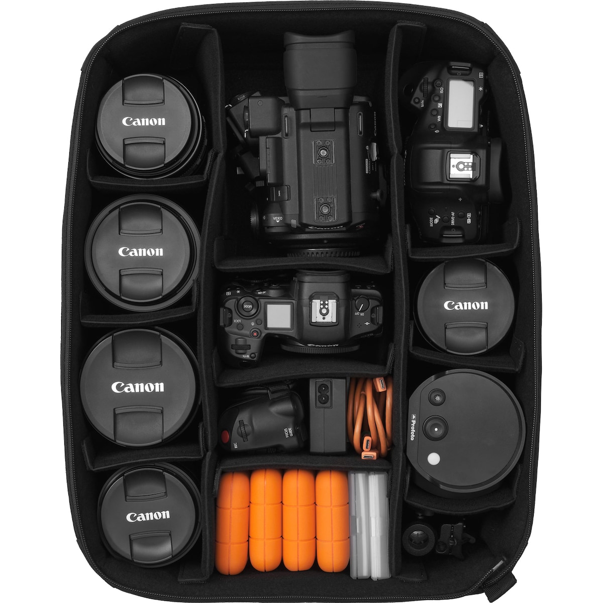 DB Ramverk kamerabag innlegg XL (black out)