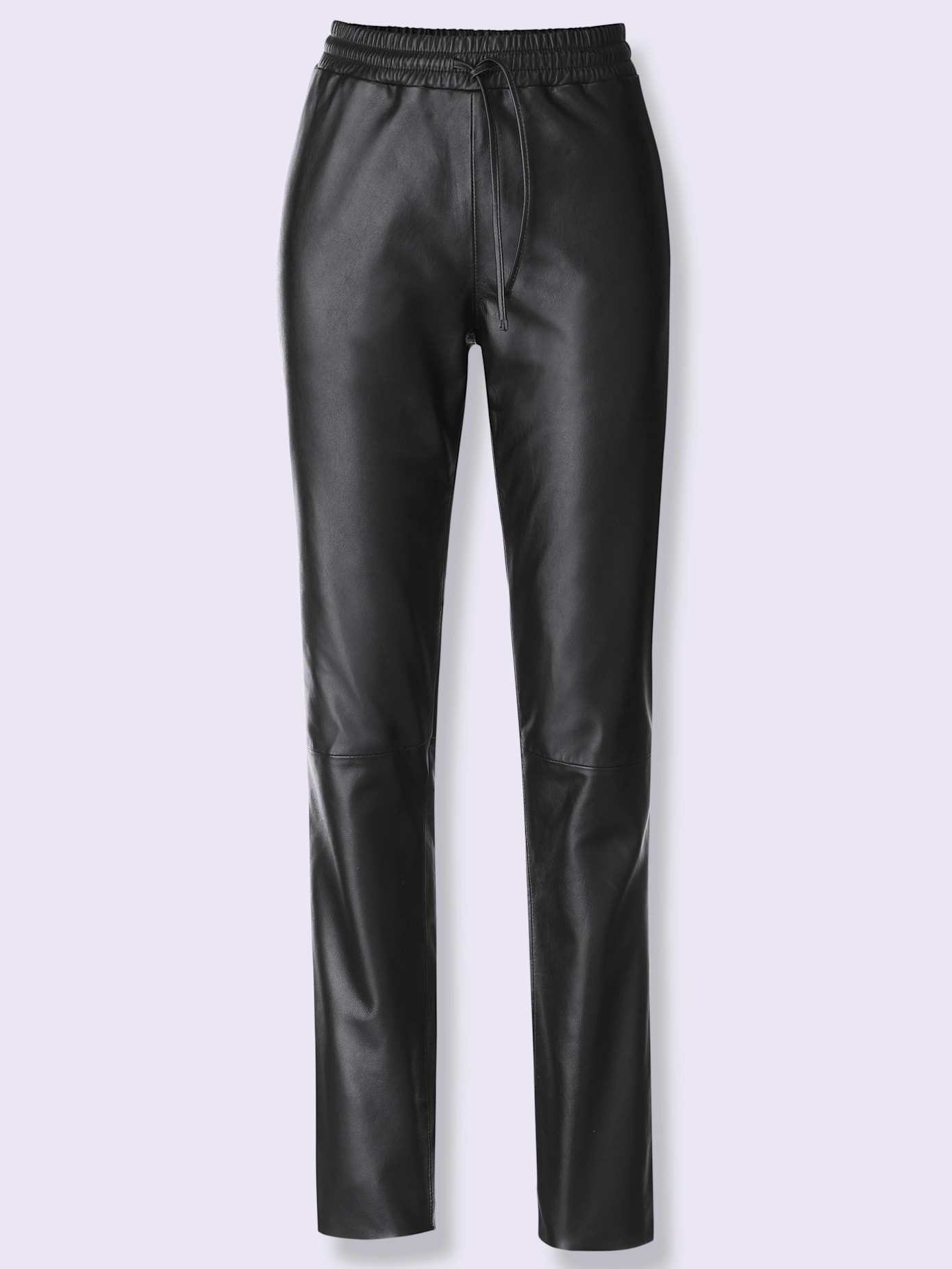 Pantalon en cuir pur cuir d'agneau nappa