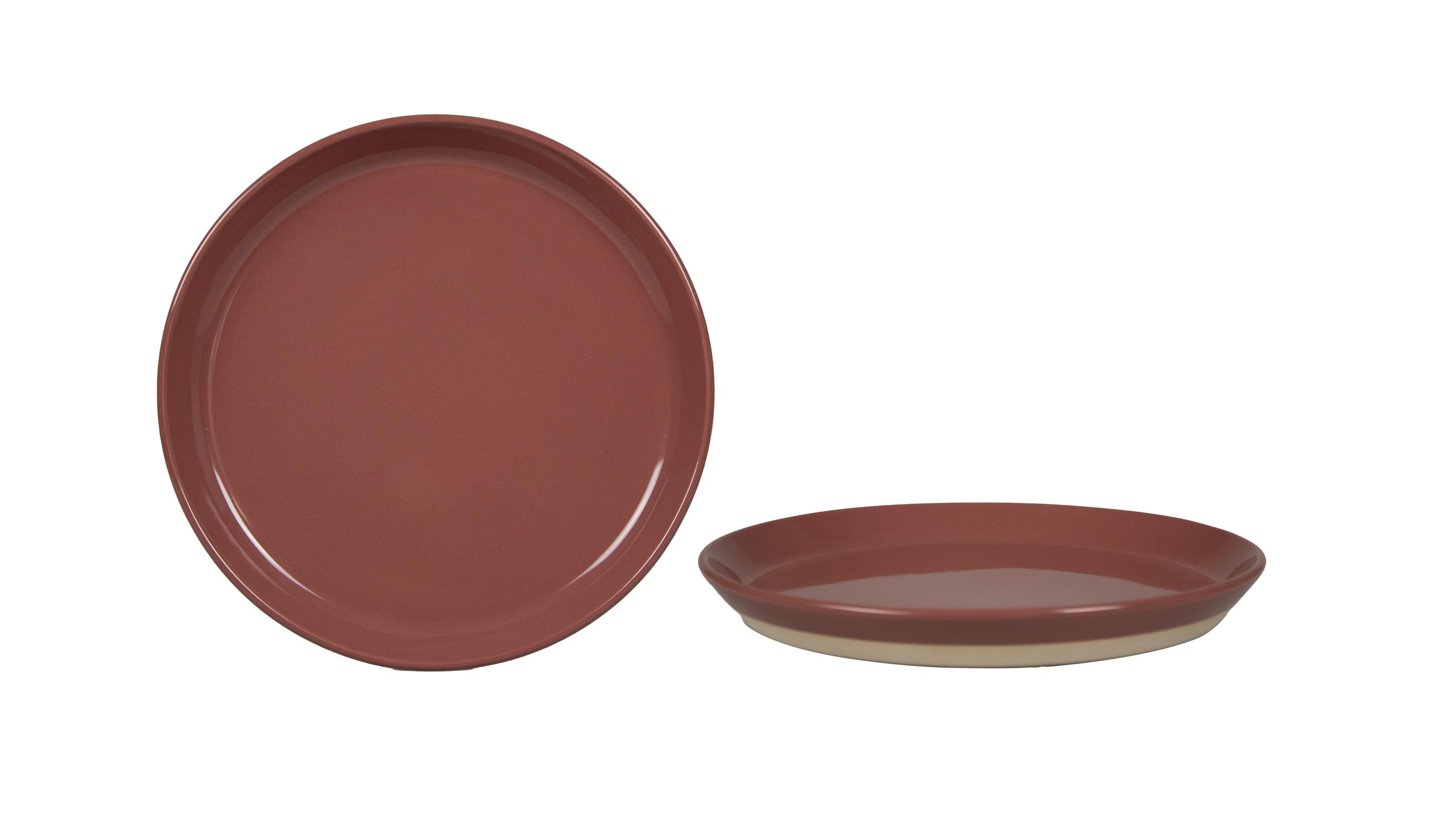 ASSIETTE A DESSERT NATURAL 20CM TERRACOTTA GRES