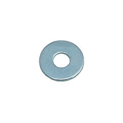 10 rondelles plates larges Diall acier zingué Ø5 mm