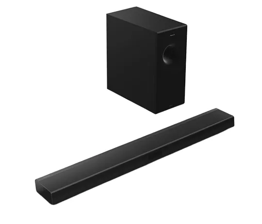 Panasonic SC-HTB600 - Lydbarsystem - til hjemmebiograf - 2.1-kanal - trådløs - Bluetooth - App-kontrolleret - 360 Watt (Total) - sort