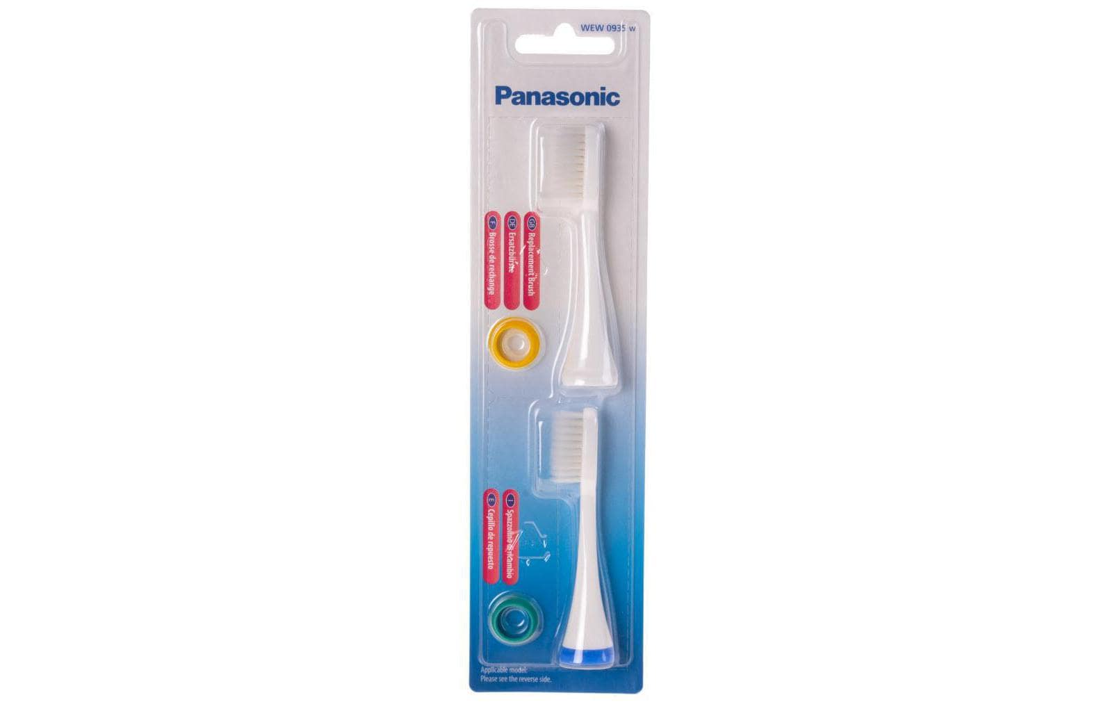 Zahnbürstenkopf WEW0935W830 2 StückErsatzbürsten für Panasonic Schallzahnbürste EW-DL83 und Panasonic Schallzahnbürste EW-DL75