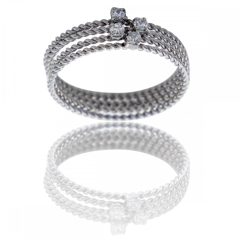 Quatre Bagues Femme Strass DAPHNEE