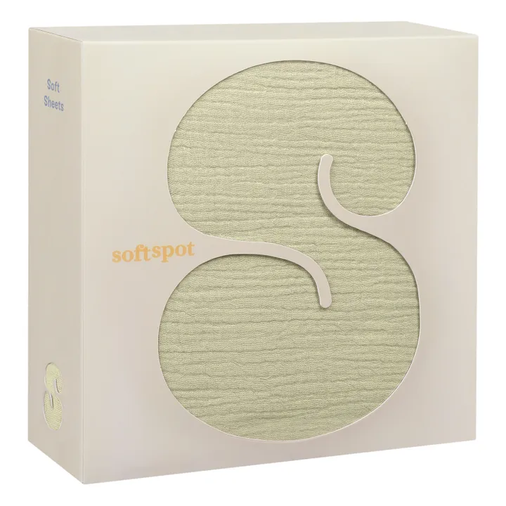 Soft Spot Drap-housse en coton bio 60x120 cm | Pea