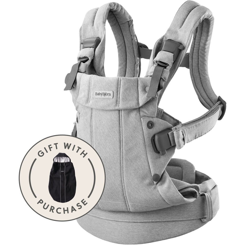 Køb BabyBjörn Light Grey Bæresele Harmony Mélange | Luksusbaby