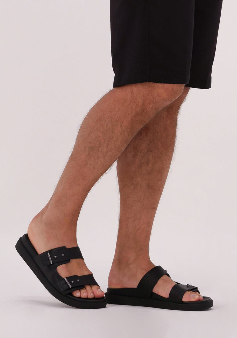 CALVIN KLEIN zwarte calvin klein sandalen double strap sandal