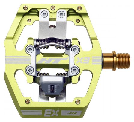 Pédales Automatiques HT X3T Vert