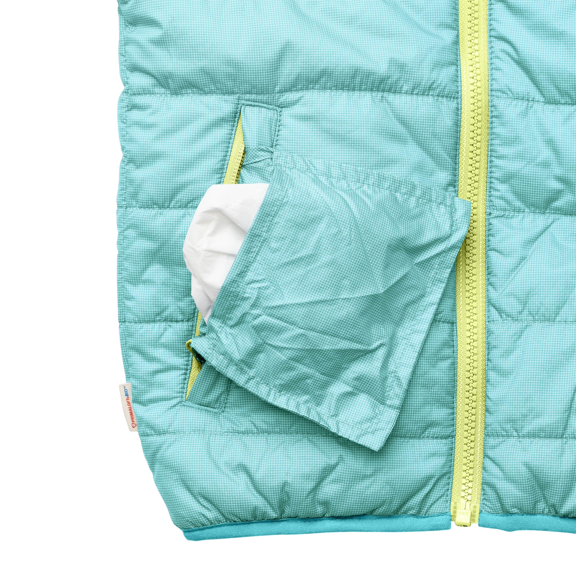 Jacke PrimaLoft Underground glow Manbali blue / Real red