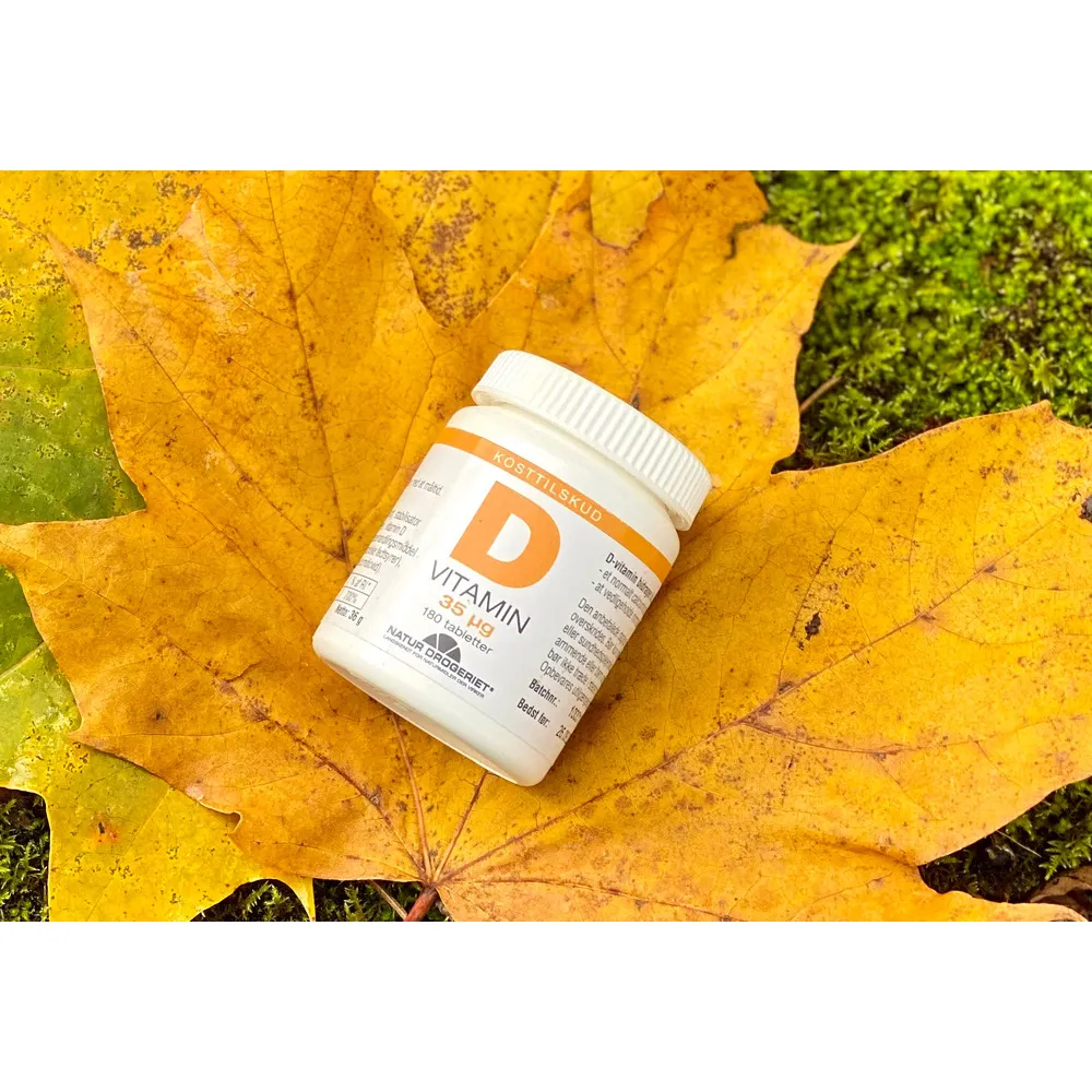 Natur-Drogeriet D3-vitamin 35 µg - 180 tabl.