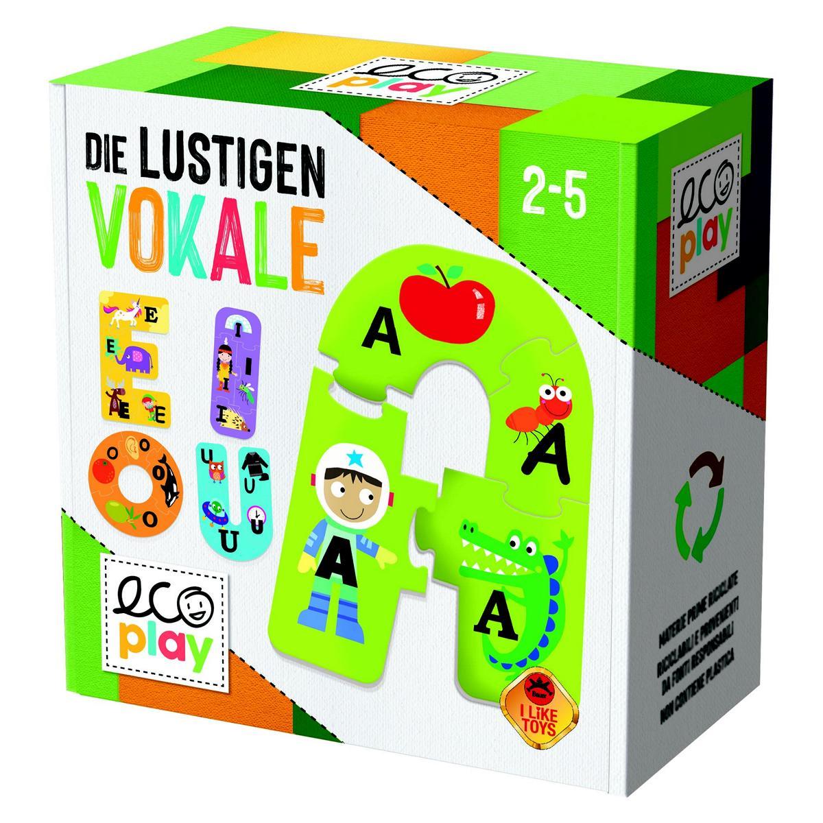 Headu Spielware eco play - Die lustigen Vokale