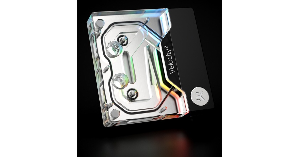 EKWBEK-Quantum Velocity² D-RGB - 1700 Nickel + Plexi cpu-koeler  (nikkel/transparant)
