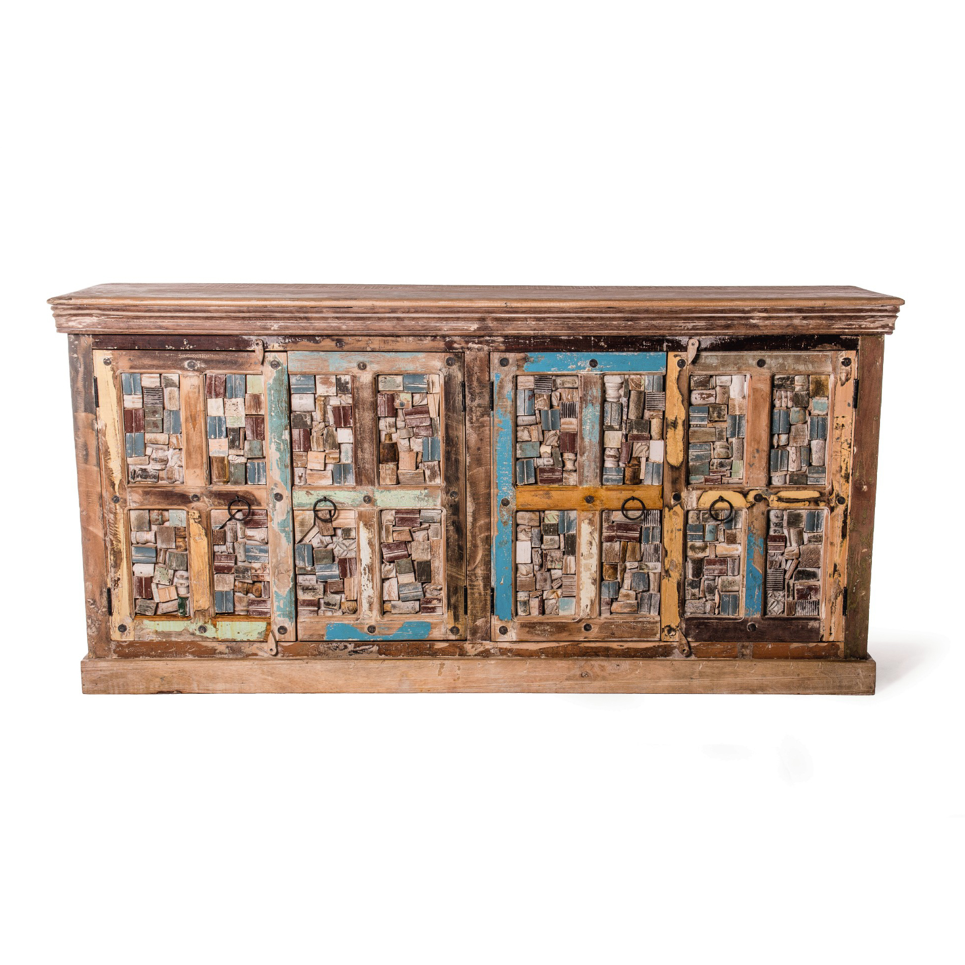 Sideboard 'Jolipur', aus Mangoholz, B 191 cm, H 94 cm, L 42 cm von fischer's lagerhaus