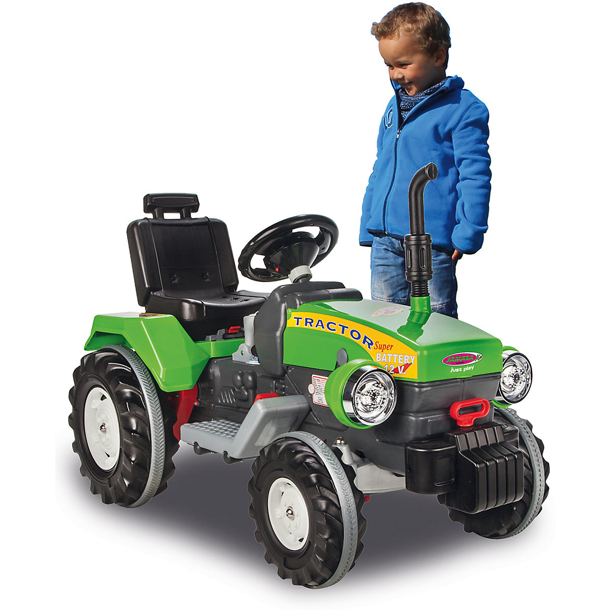Jamara Ride-on Traktor Power Drag 12V gr&uuml;n
