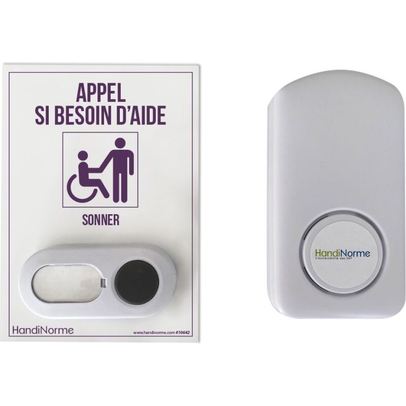 Kit Carillon d'Appel UNIK N°3 - Appel si besoin d'aide - Vertical