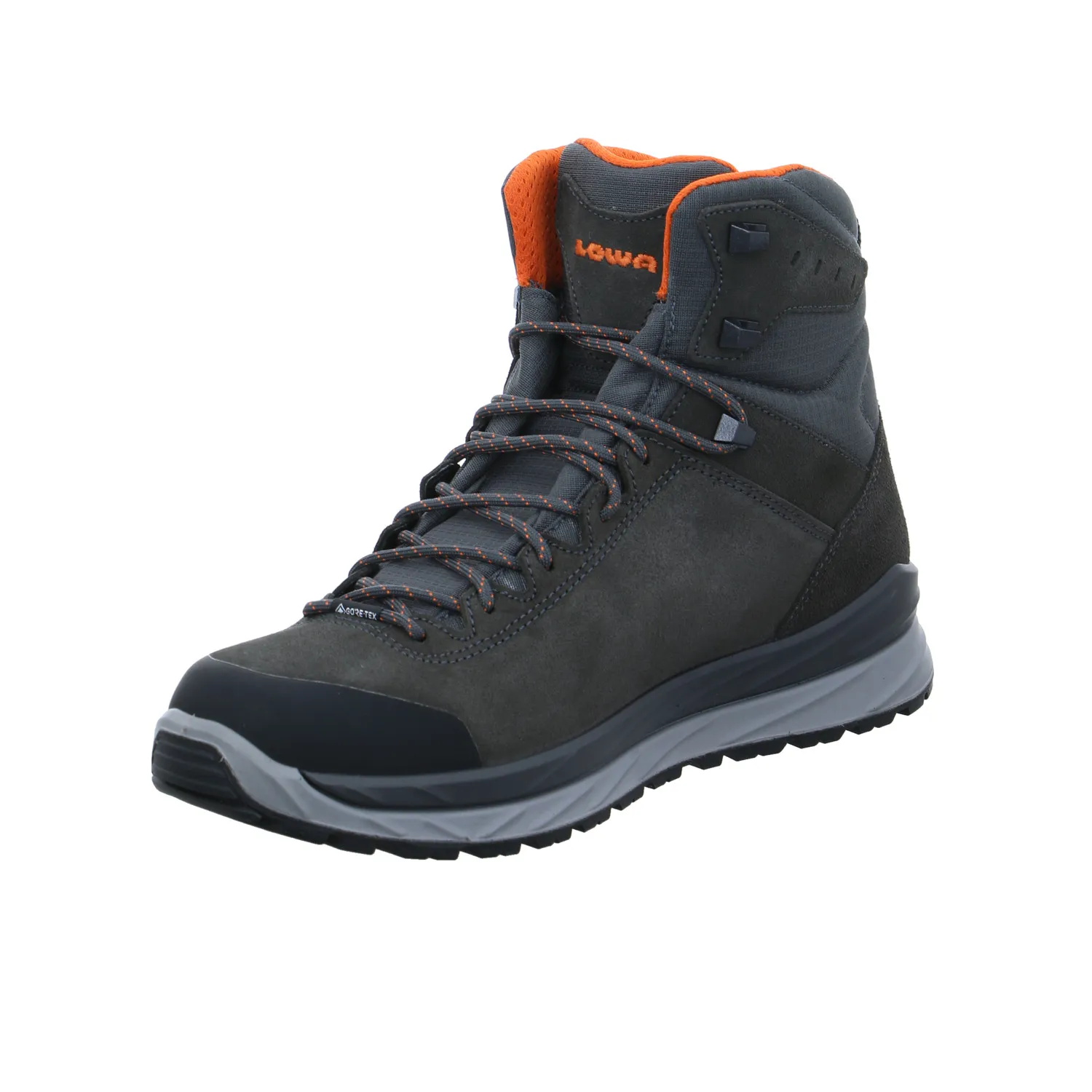 LOWA Walking + Outdoor Grau Leder