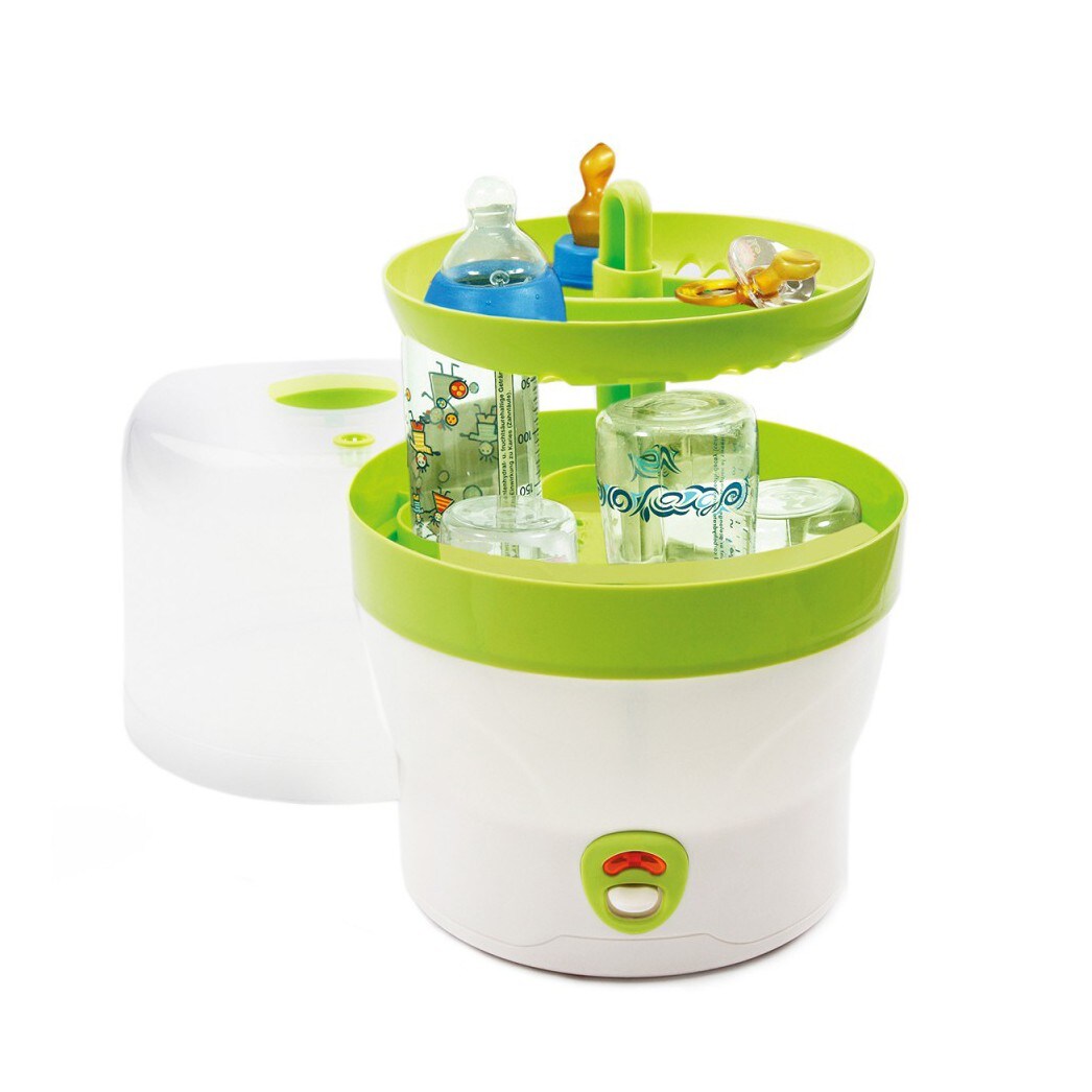 Babyruf BS 29g Babyflaschen Sterilisator für 6 Flaschen, grün