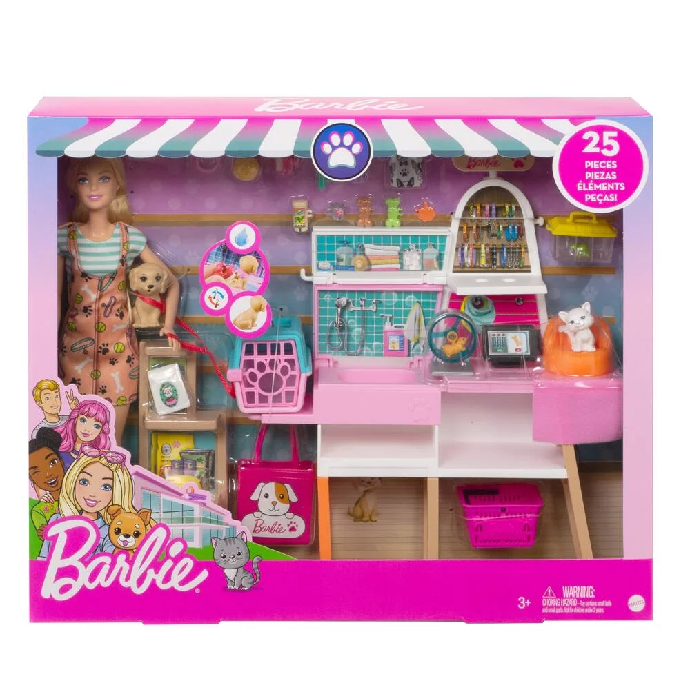 BARBIE - POUPEE ET SON ANIMALERIE
