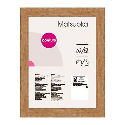 Cadre photo effet chêne Colours Matsuoka l.10 x H.15 cm