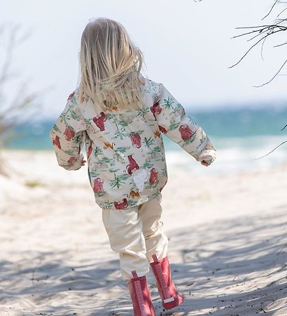 CeLaVi Softshelljacke - Brandied Apricot/Rosa m. Elefanten