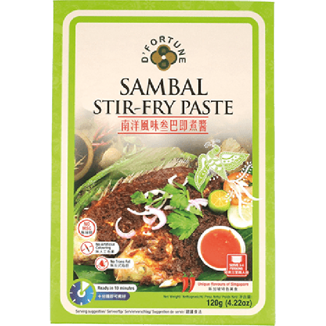 D'Fortune Sambal Roerbakpasta 120g