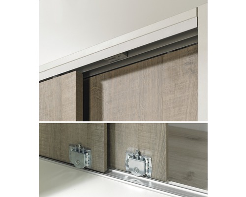 Aluminium geleidingsprofiel SlideLine 16plus, 200 cm