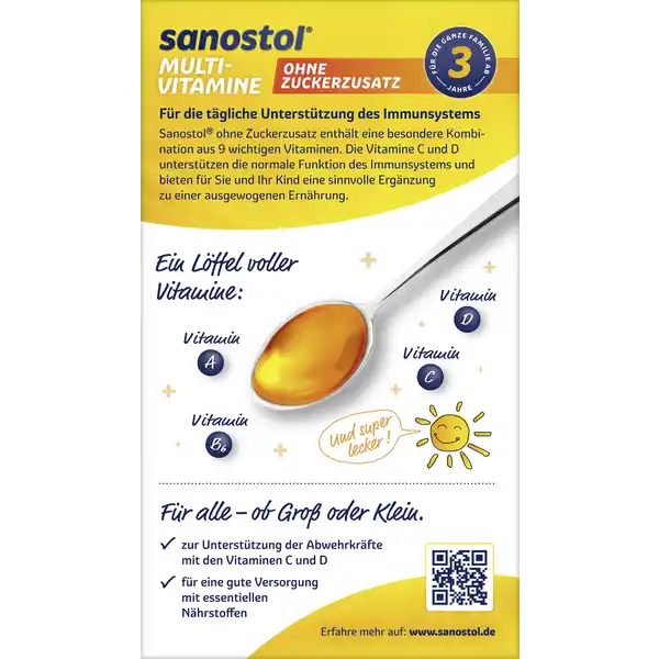 Multi-Vitamine ohne Zuckerzusatz