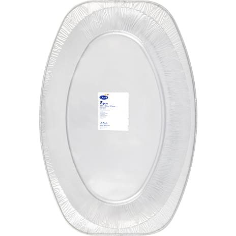 Duni serveringsfad 5-pak - sølv