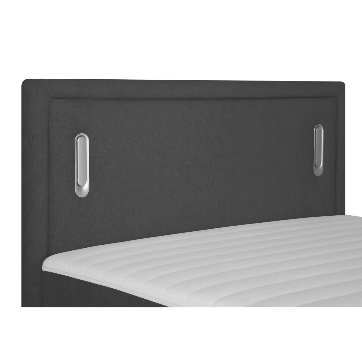 Boxspringbett Nidda 160 x 200 Schwarz