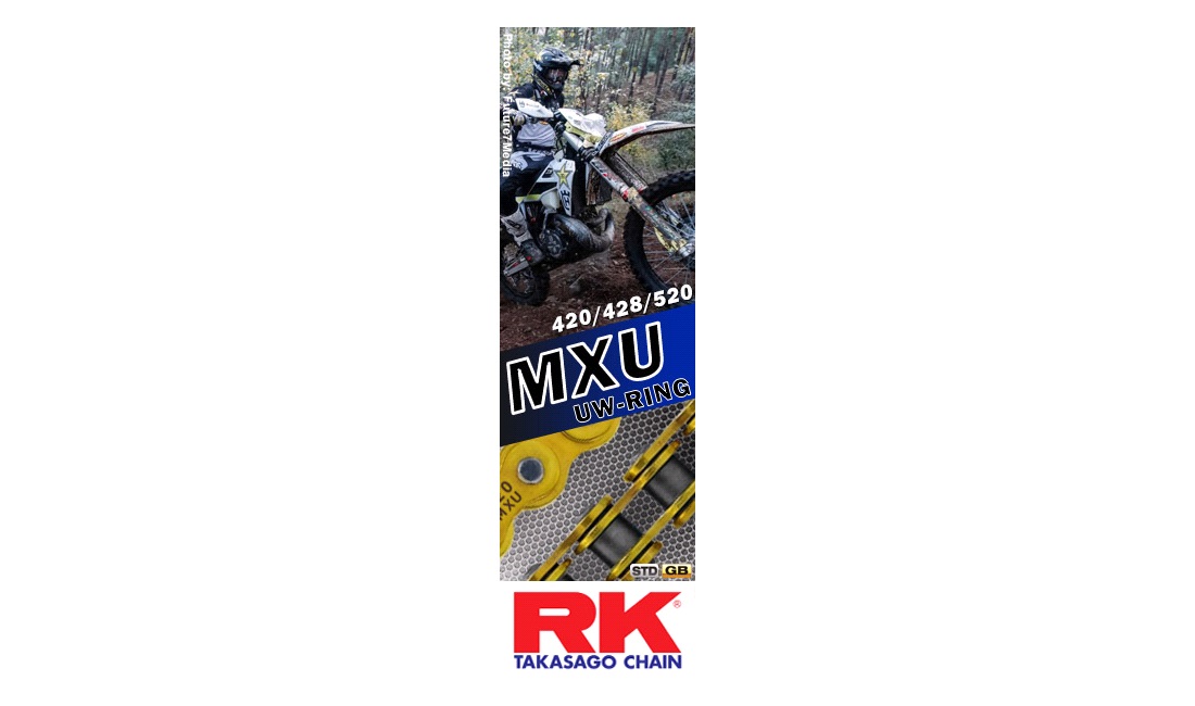 Kæde MX RK GB520MXU Guld UW-ring 118 led
