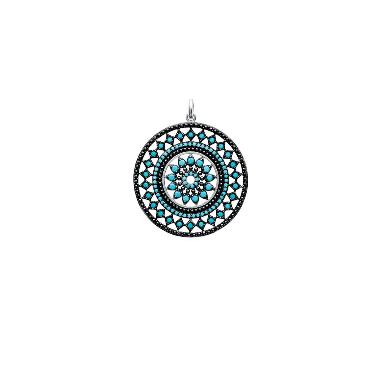 Pendentif argent MOSAIQUE Lorenzo R